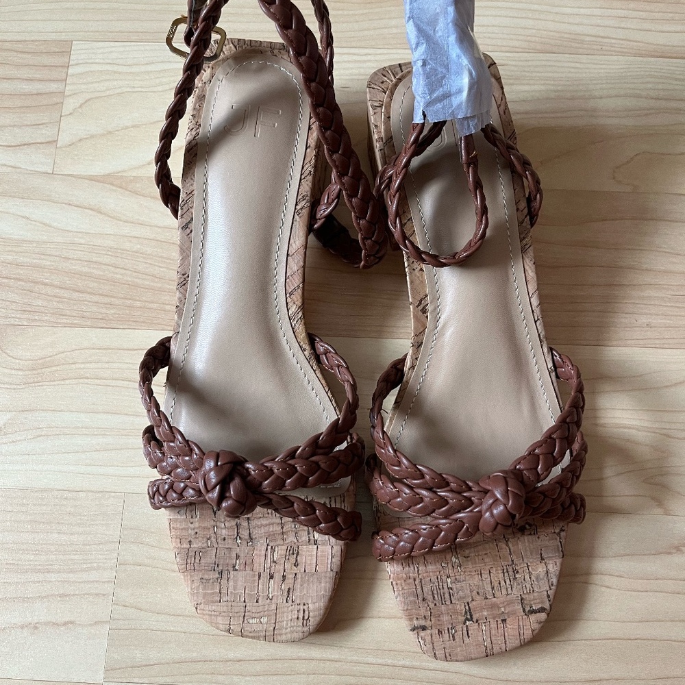 Just Fab Block Heel Sandal